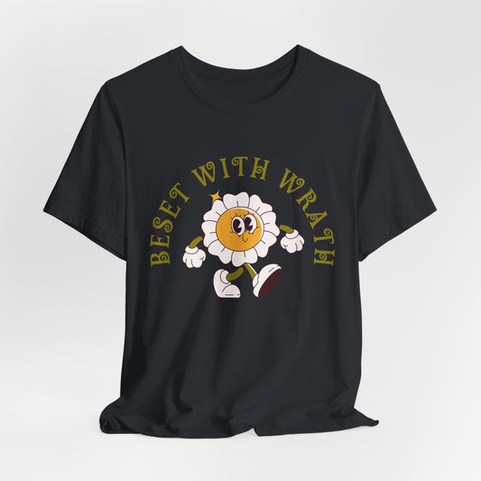 Funny Ironic Anger Management Character Graphic T-Shirt