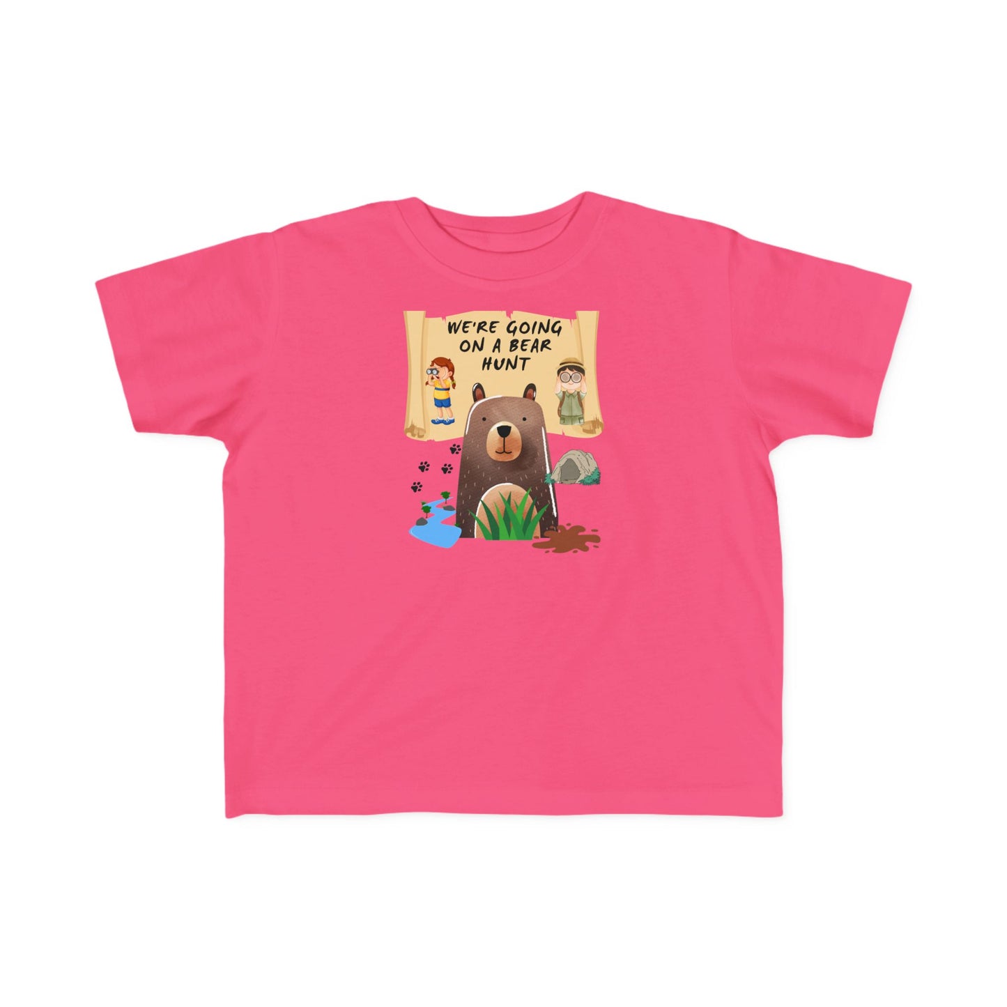 Toddler Bear Hunt Tee - Cute Exploration Shirt for Kids, Storytime and Outdoor Adventures