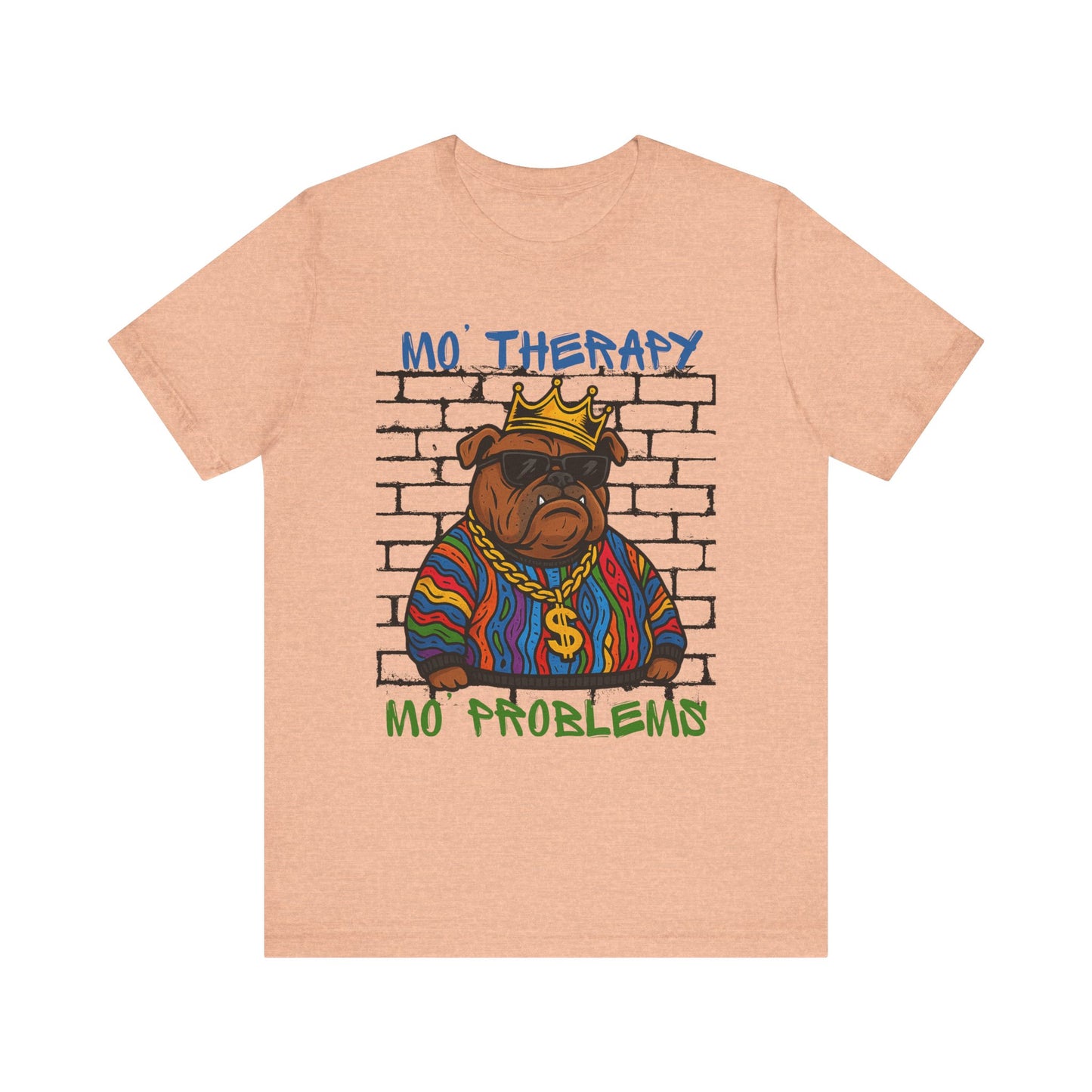 Dog Graphic Tee - Mo' Therapy Crew, Fun Pet Lover T-Shirt, Perfect Gift for Animal Lovers, Casual Everyday Wear, Unique Dog [...]