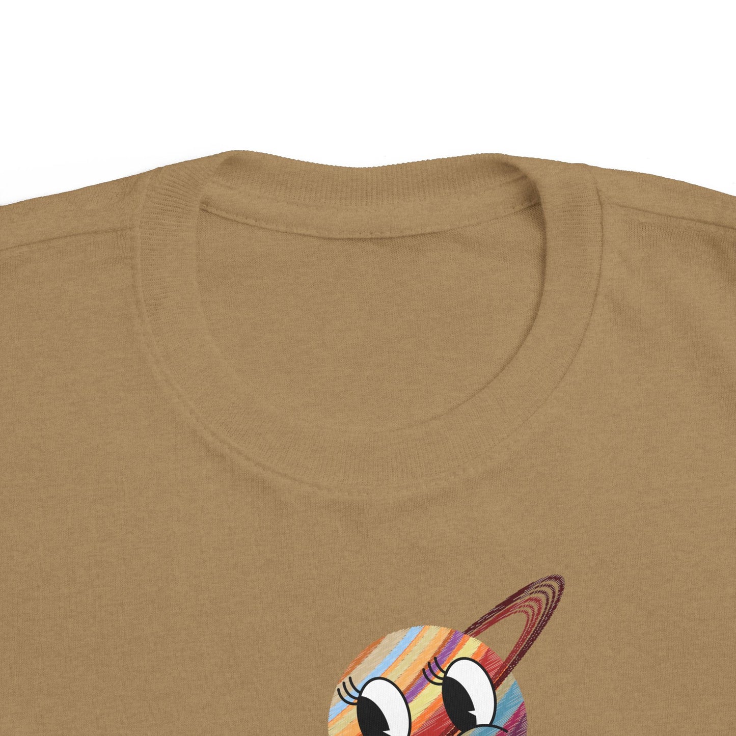 Smiling Saturn Rocket T-Shirt: Space Adventure for Kids, Future Astronauts