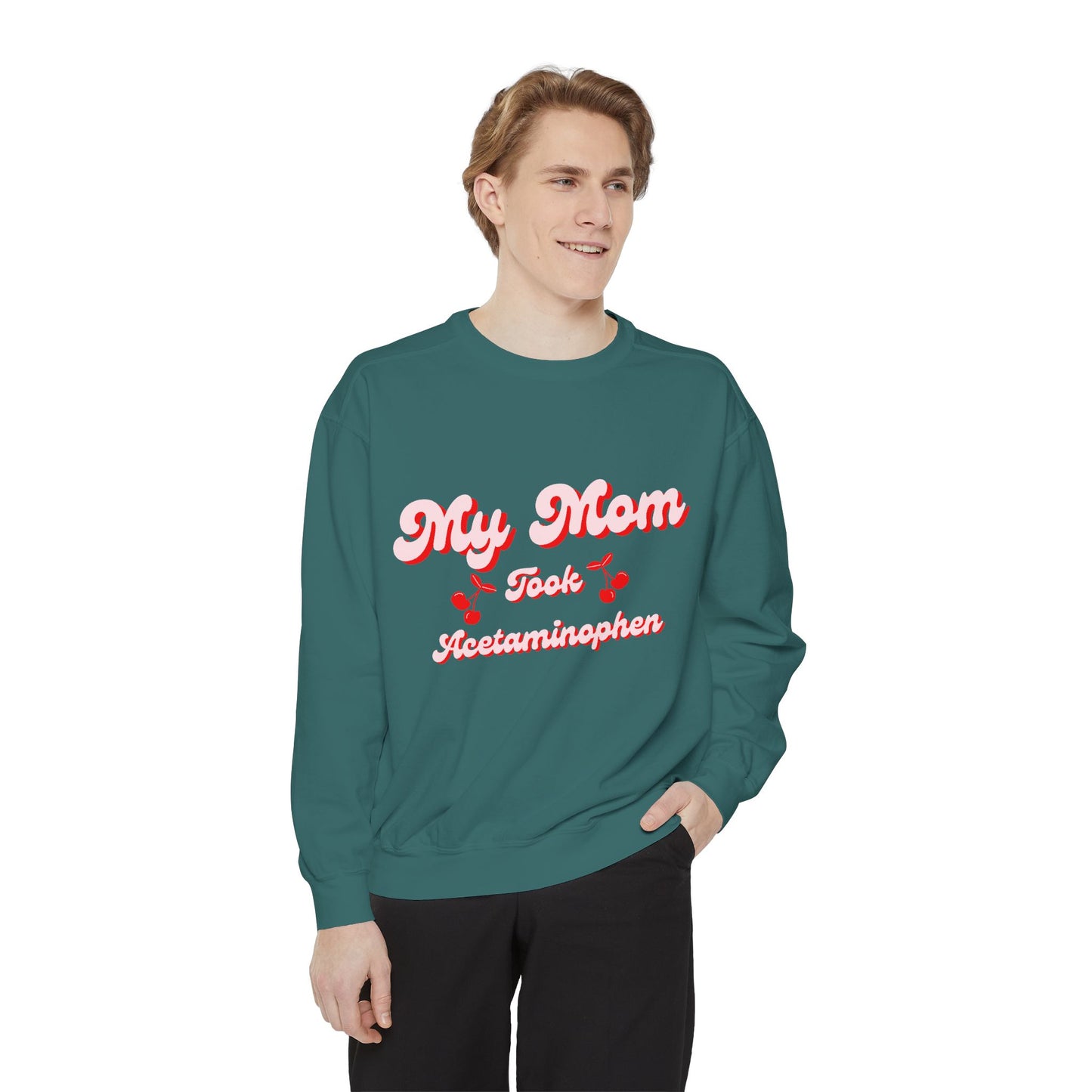 Funny Autism Awarenes Comfort Colors Sweatshirt | Acetaminophen Does Not Cause Autism