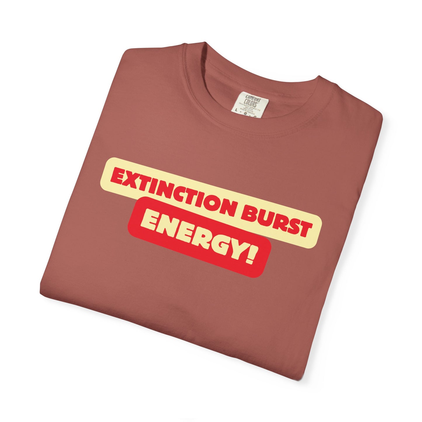 Energetic RBT BCBA Comfort Colors T-Shirt - Extinction Burst Energy Graphic Tee, Casual ABA Wear, Streetwear
