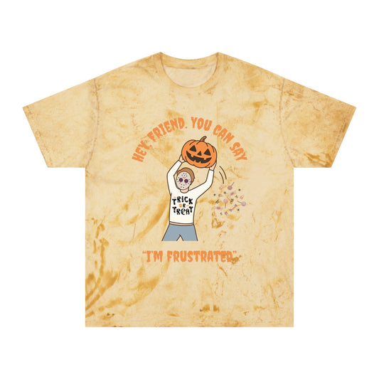 Colorful RBT Halloween ABA T-Shirt, Fun Fall Shirt, Trendy Graphic Tee, Unisex Halloween Apparel, Casual Wear, Pumpkin Design Shirt