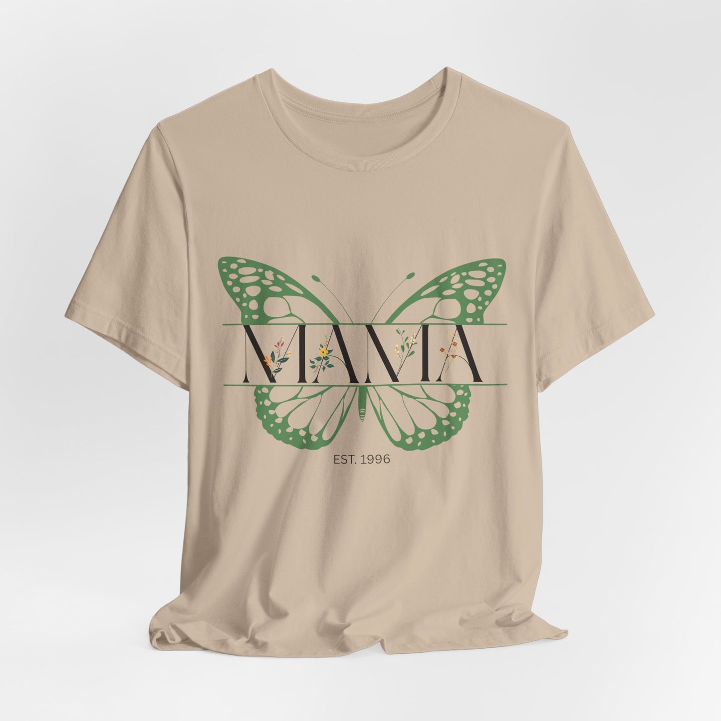 Butterfly-Inspired Tee for Mama, Perfect for Birthdays, Casual Days, Gift for Mom, Earth Day Apparel