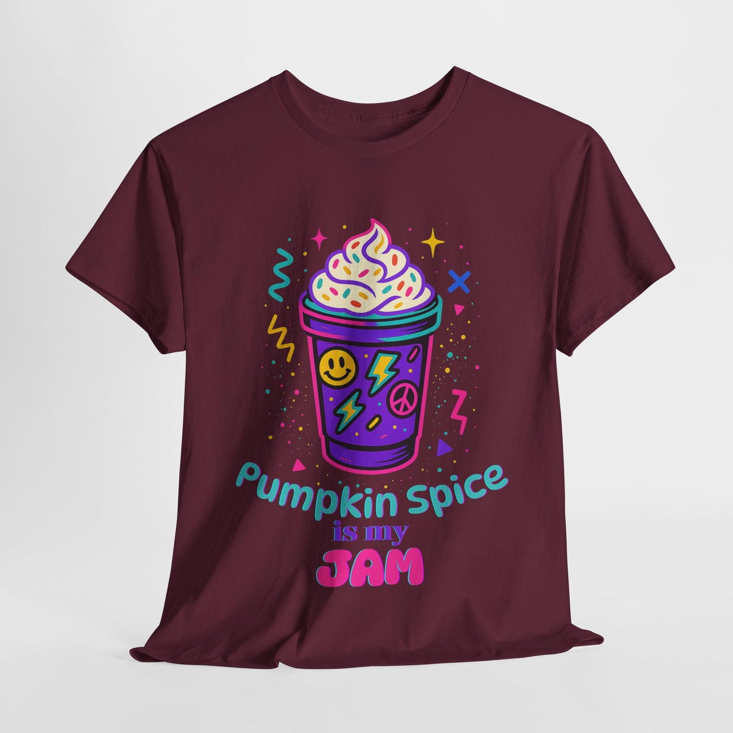 90s Pumpkin Spice T-Shirt, Fall Fashion Tee, Gift for Coffee Lovers, Autumn Casual Wear, Halloween Apparel