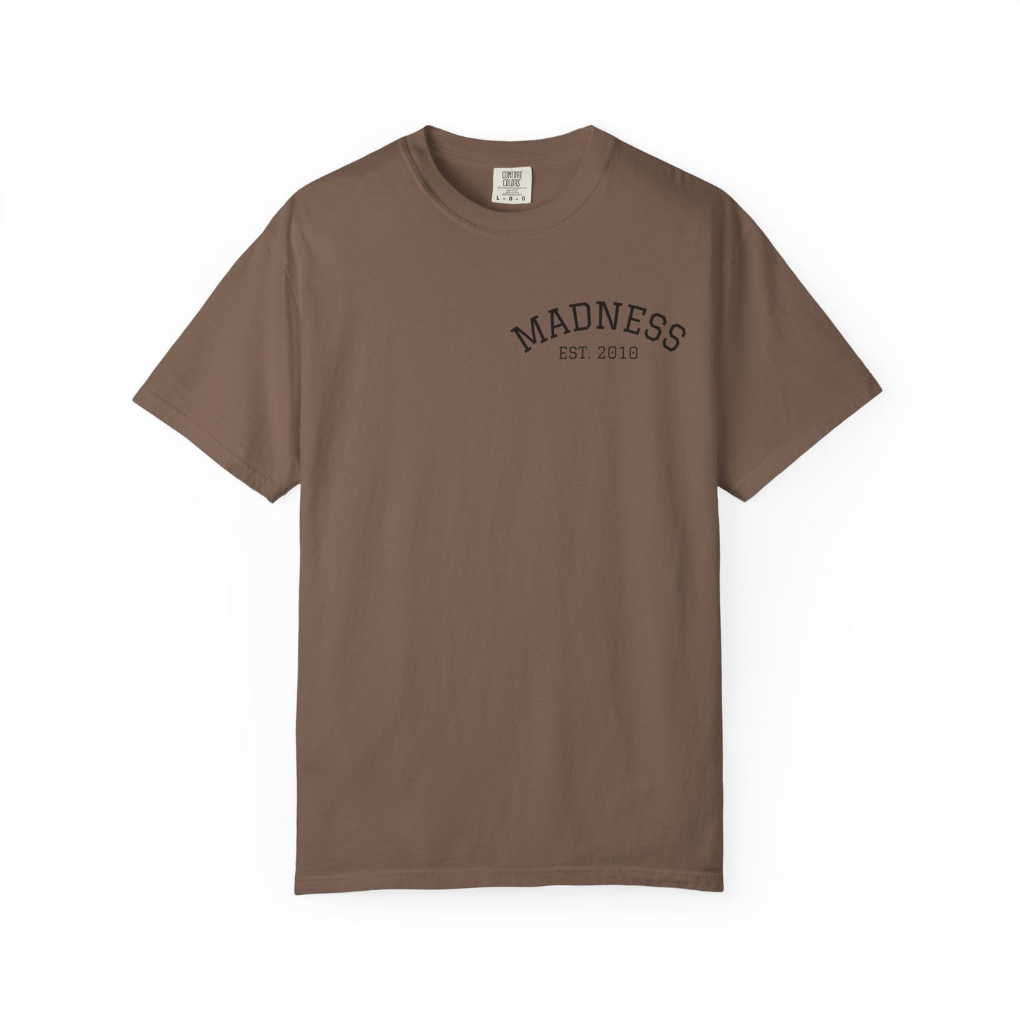 Vibrant Graphic T-Shirt with 'Madness' Design, Boho Style Tee, Unisex Casual Wear, Unique Gift for Art Lovers, Trendy Everyday Shirt