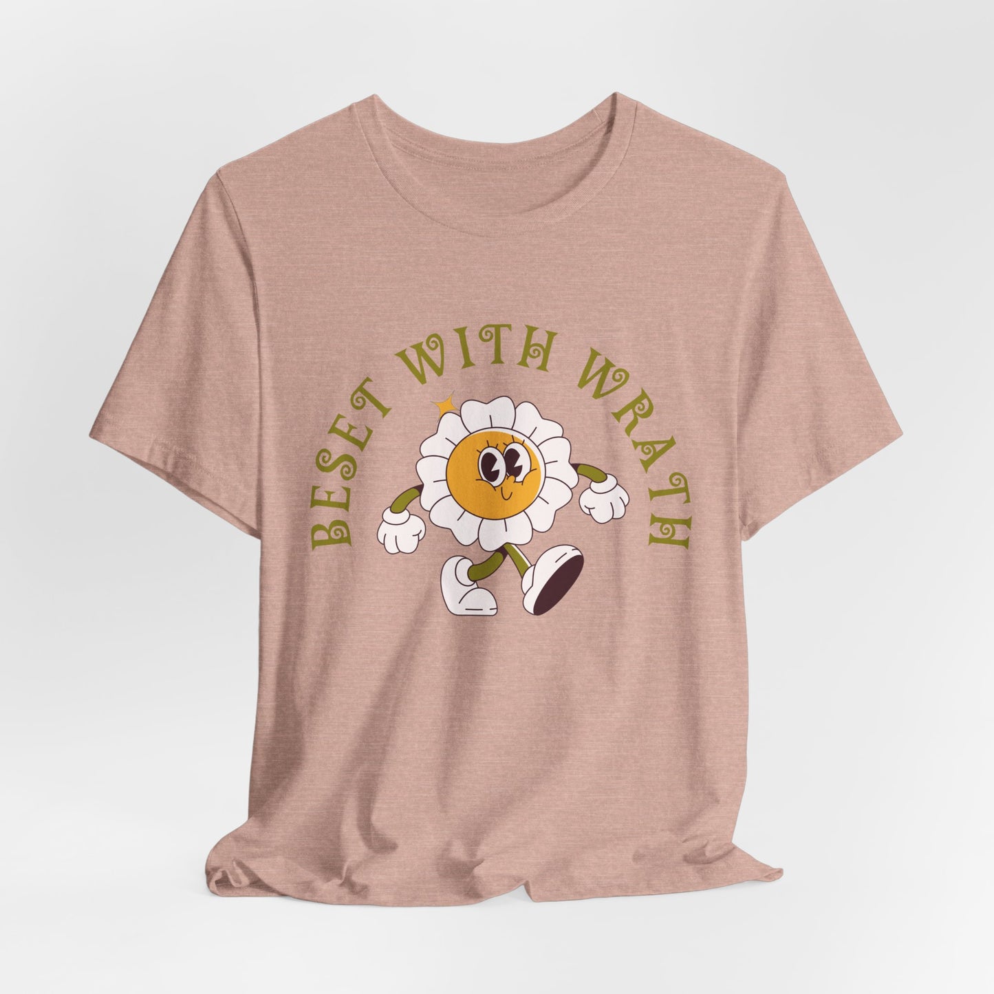 Funny Ironic Anger Management Character Graphic T-Shirt