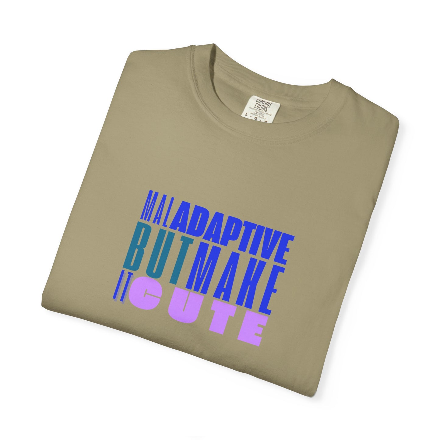 Adaptive But Make Cute, Comfort Colors RBT BCBA T-Shirt, ABA Trendy Tee, Casual Wear, Gift for Therapist