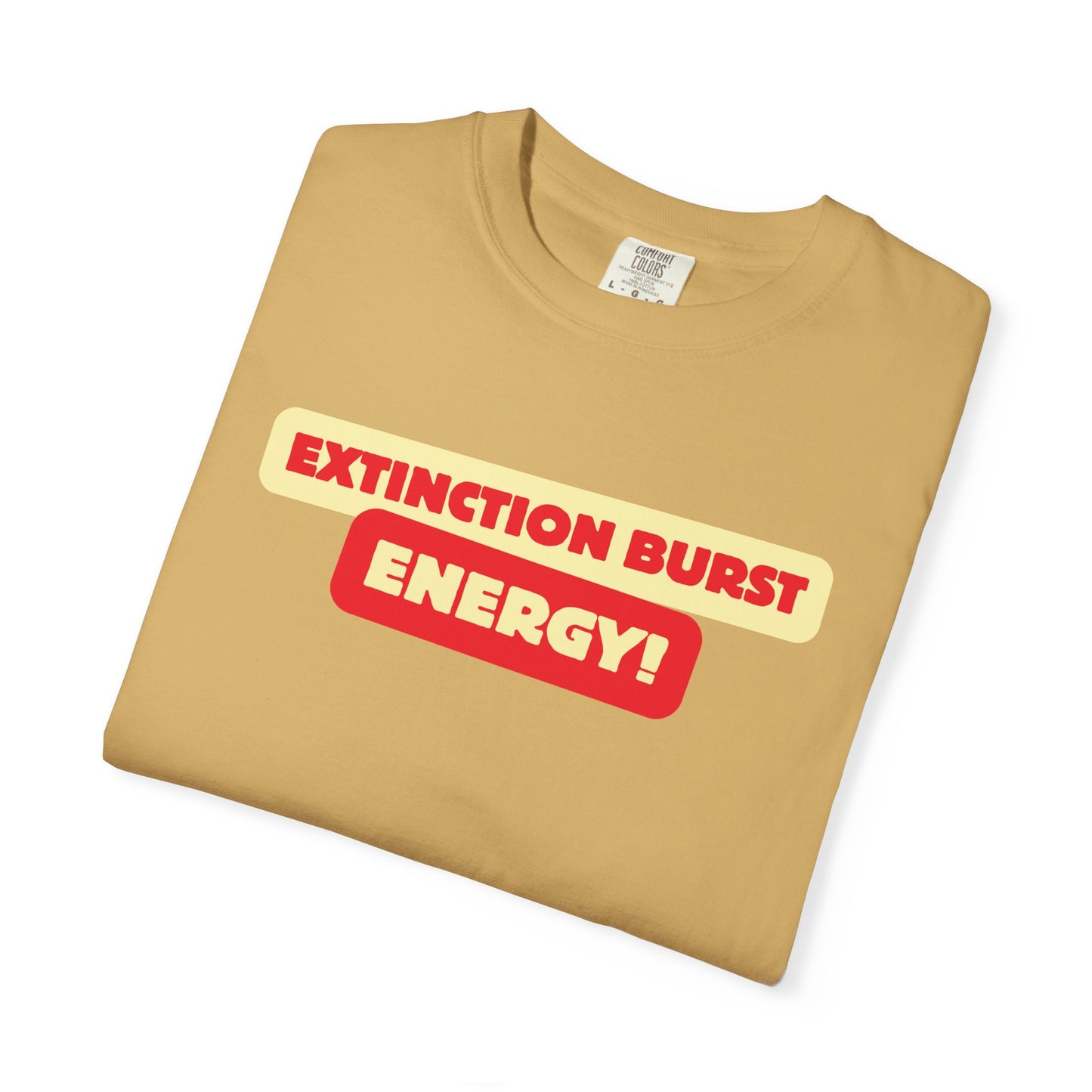 Energetic RBT BCBA Comfort Colors T-Shirt - Extinction Burst Energy Graphic Tee, Casual ABA Wear, Streetwear