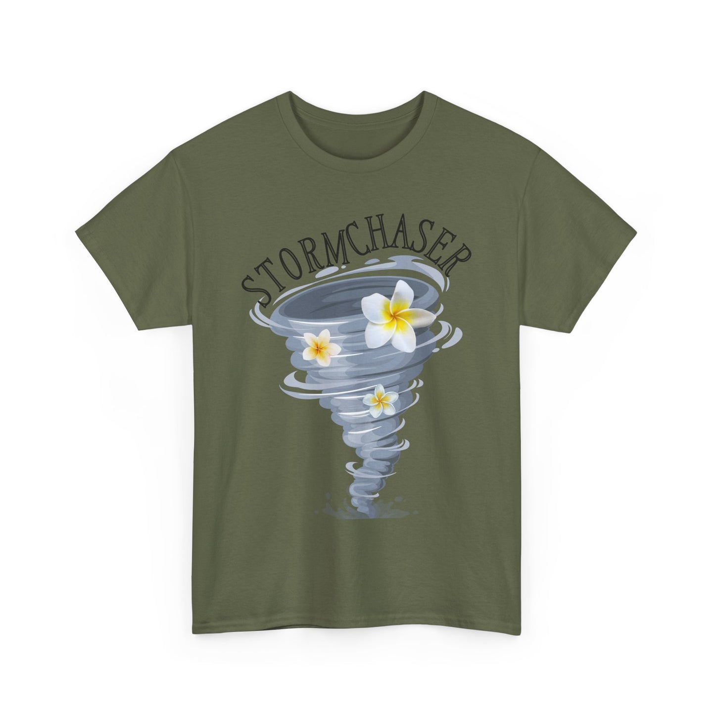 New Mom Storm Chaser Tee - Unisex Heavy Cotton T-Shirt for Expecting Mom, Gift for Baby Shower, One of set of three, Nature Lover Apparel, [...]