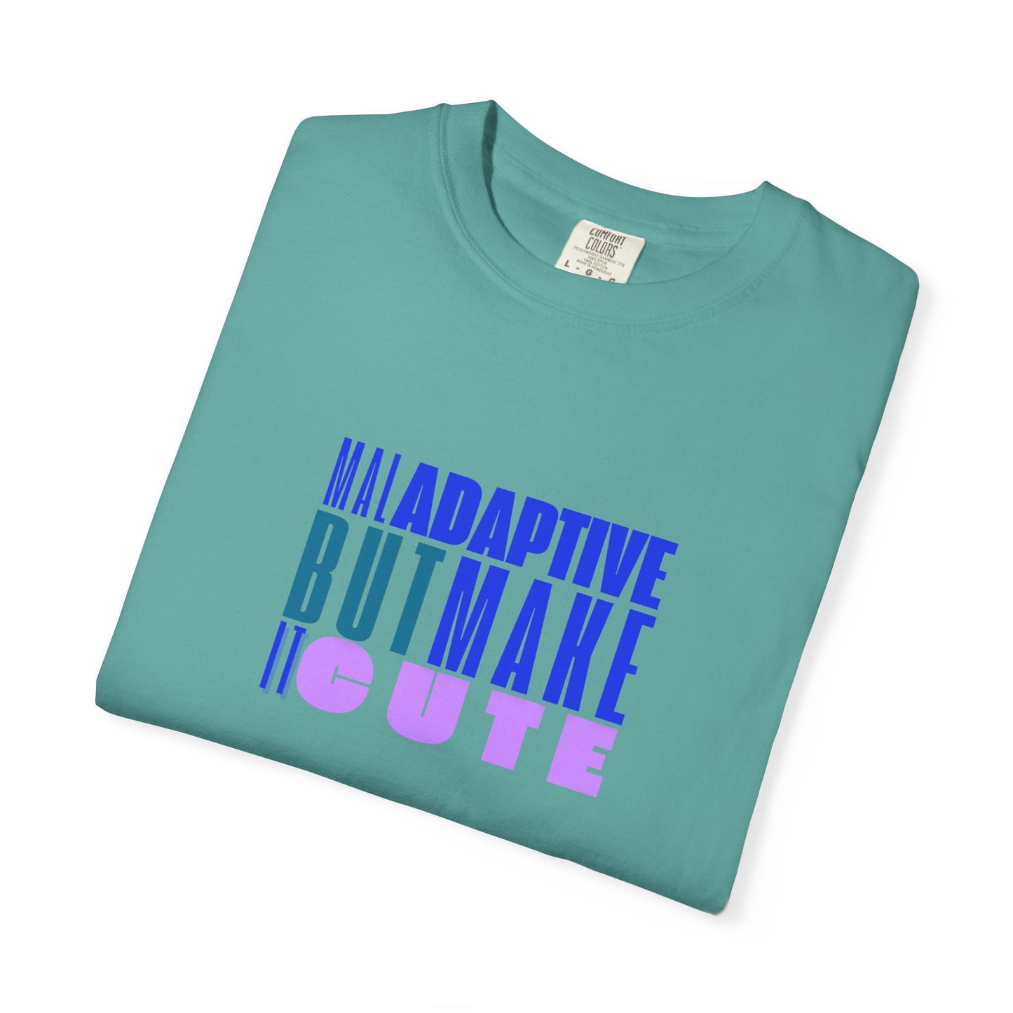 Adaptive But Make Cute, Comfort Colors RBT BCBA T-Shirt, ABA Trendy Tee, Casual Wear, Gift for Therapist