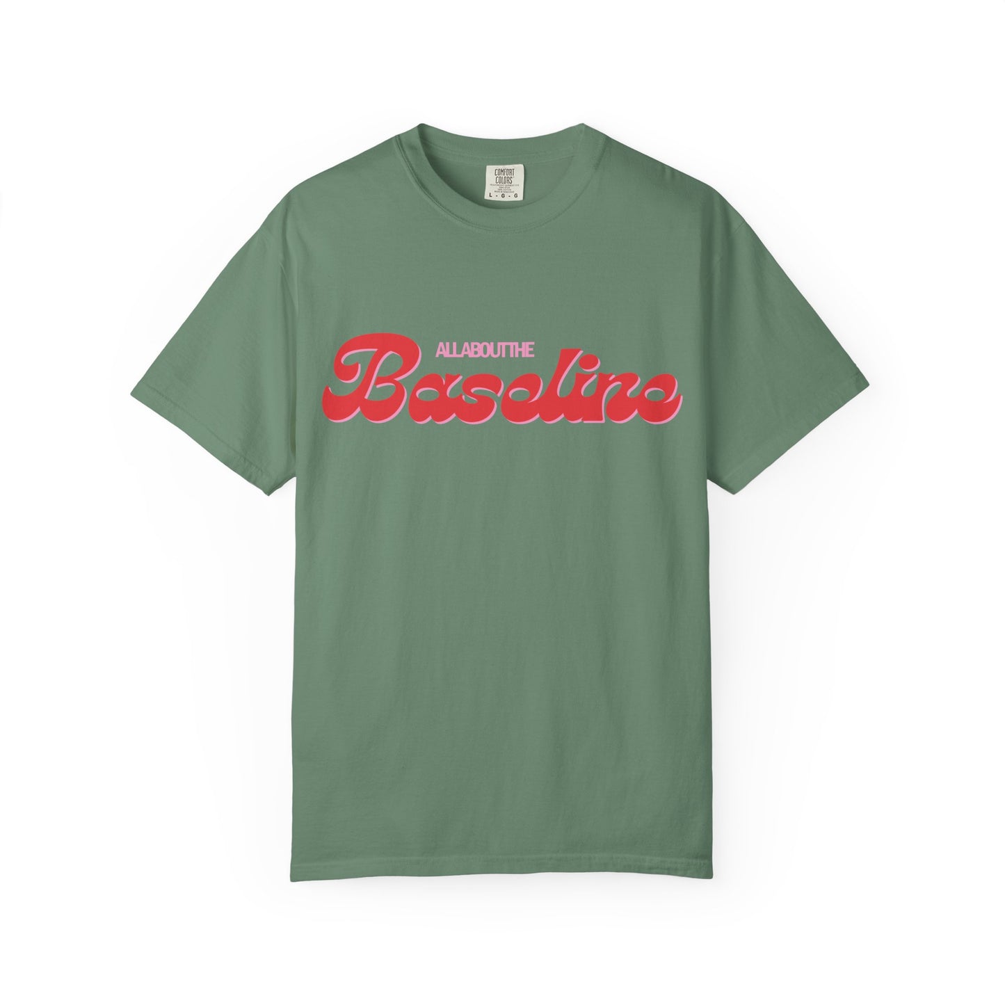 RBT BCBA Comfort Colors T-Shirt with 'All About the Baseline' Design - Casual Wear, Gift for ABA Therapist