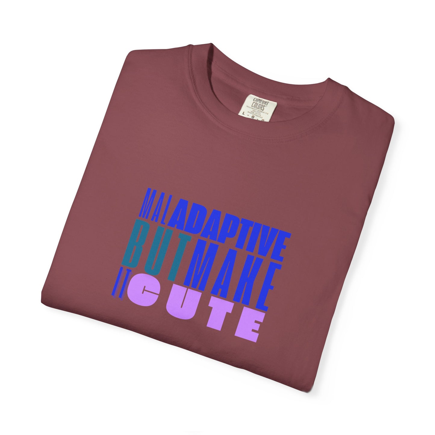 Adaptive But Make Cute, Comfort Colors RBT BCBA T-Shirt, ABA Trendy Tee, Casual Wear, Gift for Therapist