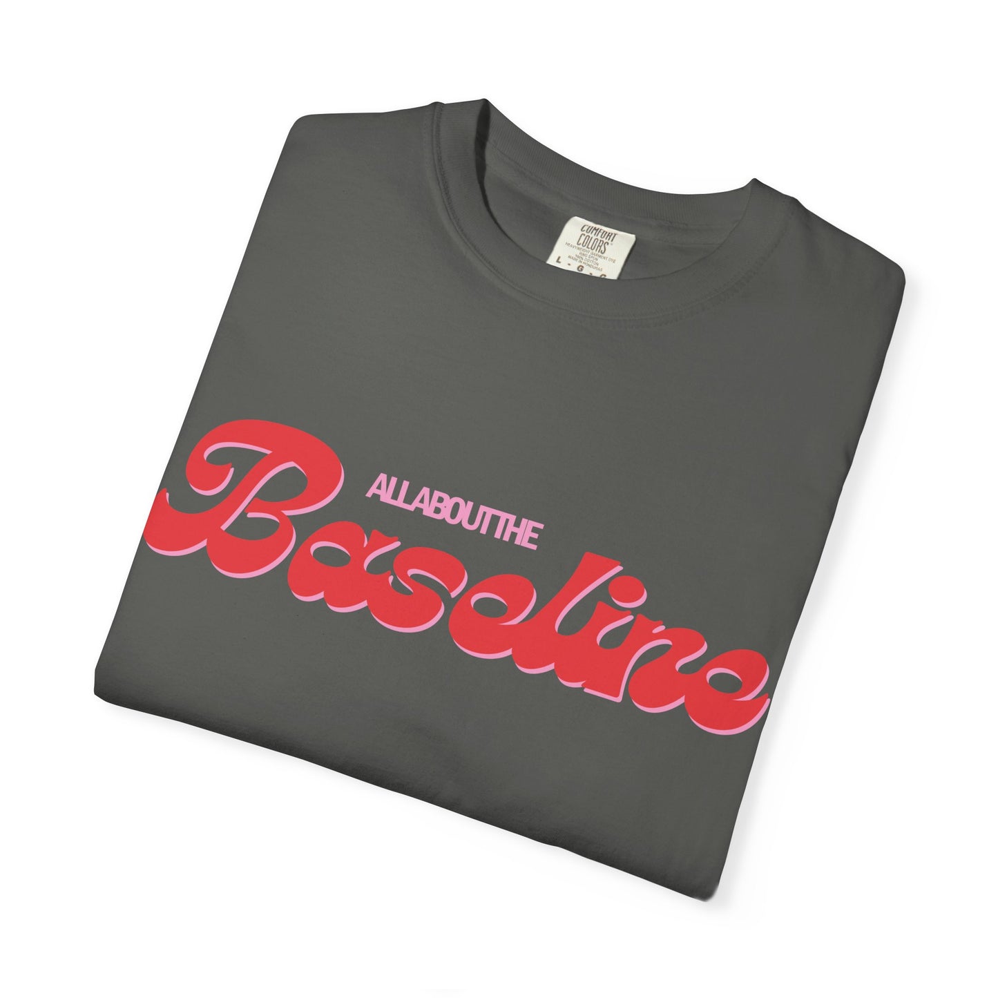 RBT BCBA Comfort Colors T-Shirt with 'All About the Baseline' Design - Casual Wear, Gift for ABA Therapist