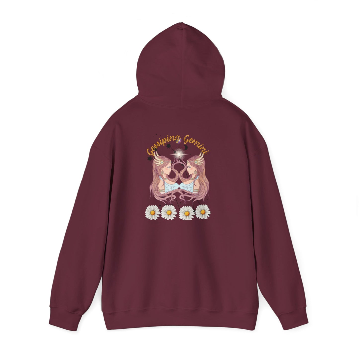 Gemini Unisex Hoodie: Cosmic Zodiac Astrology Gift for Horoscope Enthusiasts