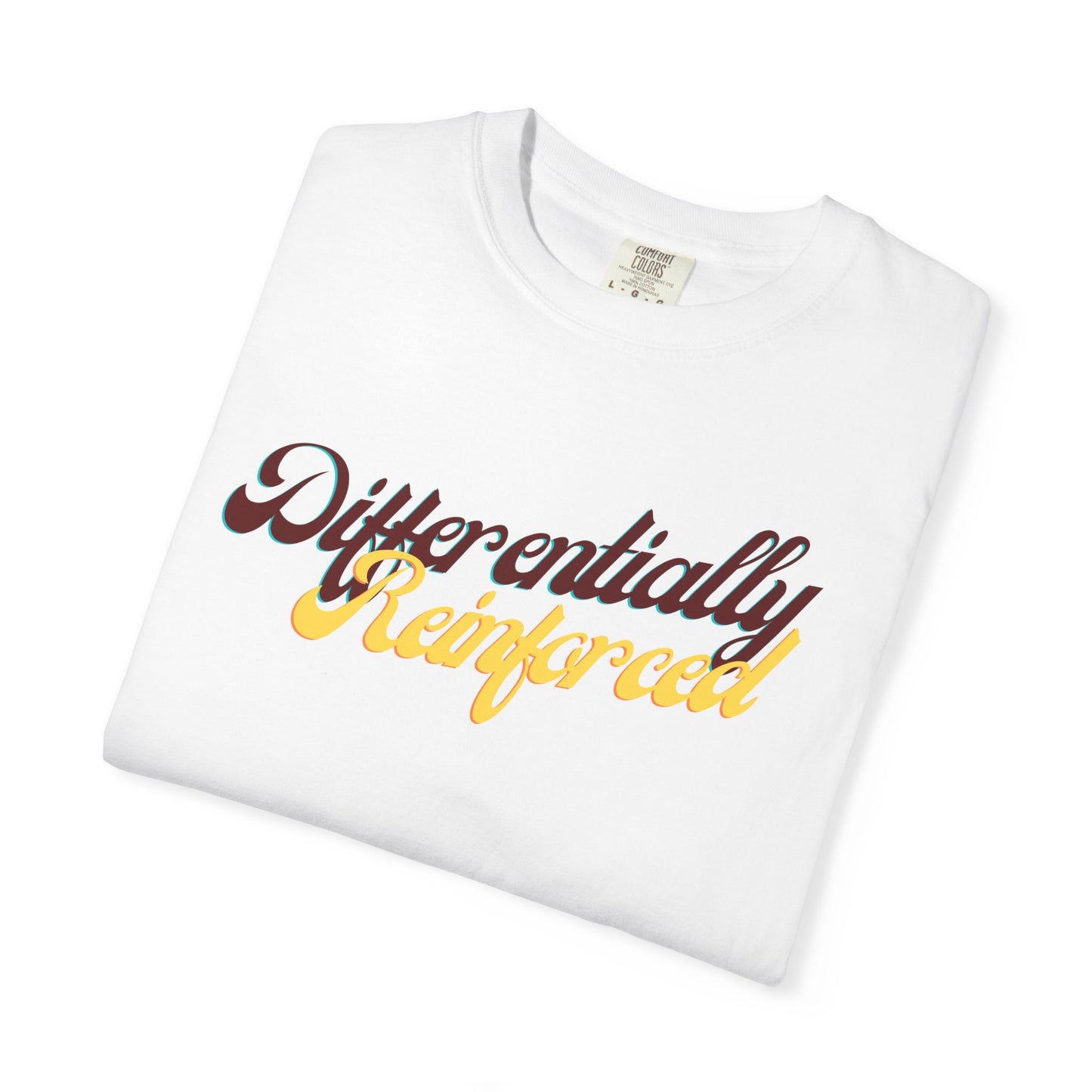 Differentially Reinforced RBT BCBA Comfort Colors T-Shirt, Casual Style, Gift for ABA Therapist, Relaxed Fit