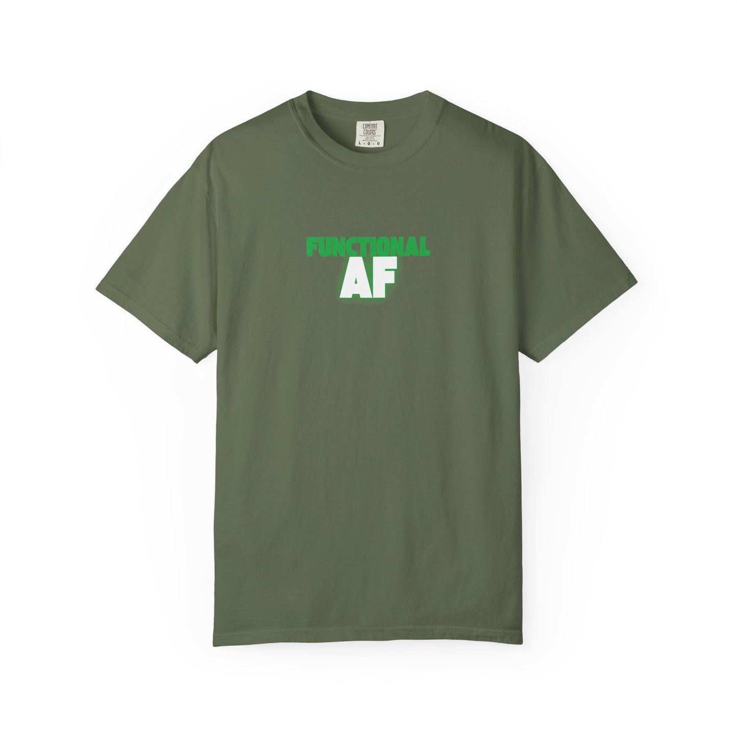Functional AF RBT BCBA Comfort Colors T-Shirt, Casual Streetwear, Gift for Therapist, Comfortable ABA Tee, Summer Essential