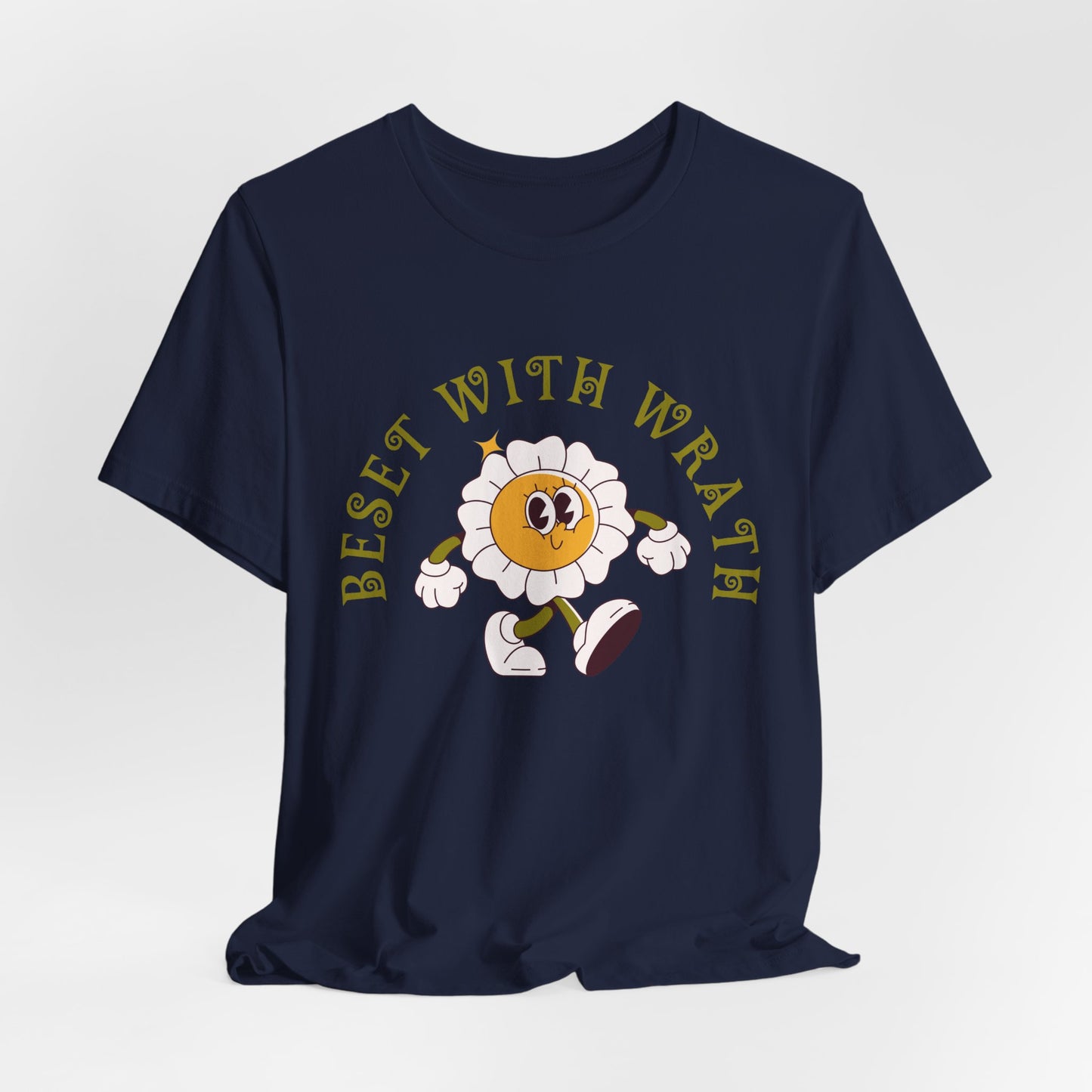 Funny Ironic Anger Management Character Graphic T-Shirt