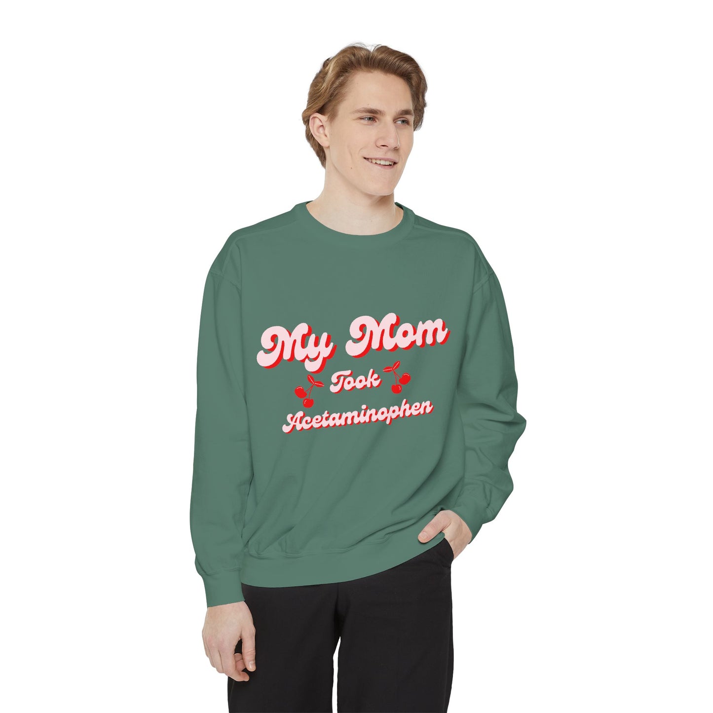 Funny Autism Awarenes Comfort Colors Sweatshirt | Acetaminophen Does Not Cause Autism