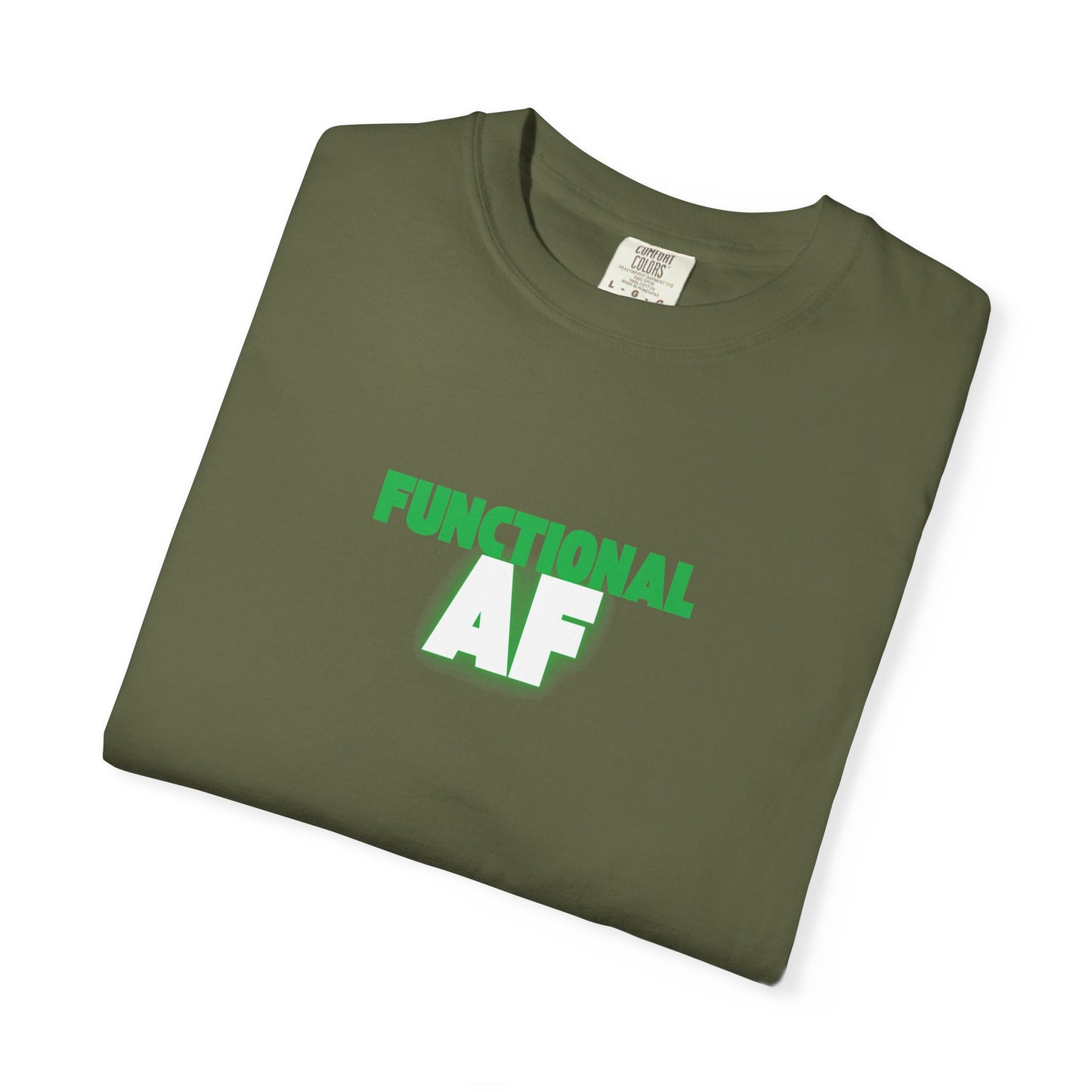 Functional AF RBT BCBA Comfort Colors T-Shirt, Casual Streetwear, Gift for Therapist, Comfortable ABA Tee, Summer Essential