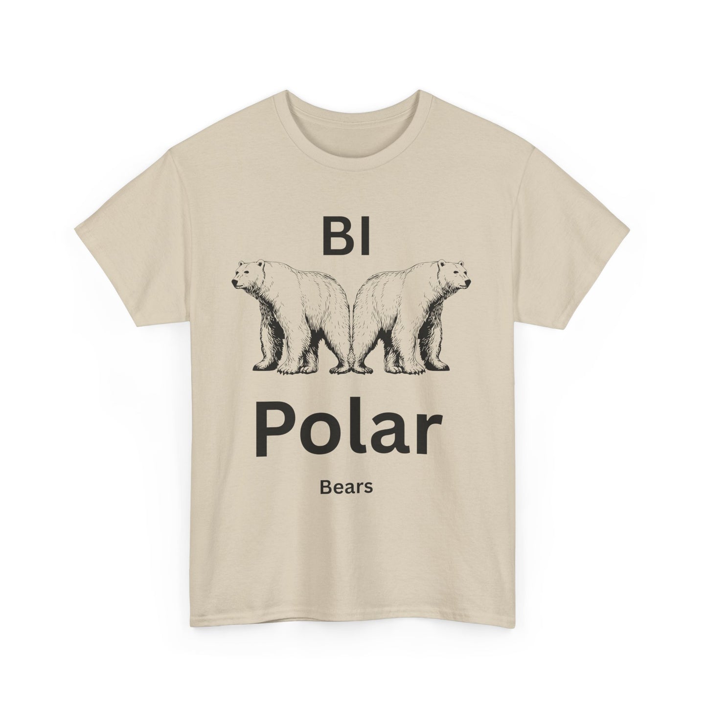 Bi-Polar Bears Graphic Tee | Funny Polar Bear Shirt, Gift for Animal Lovers