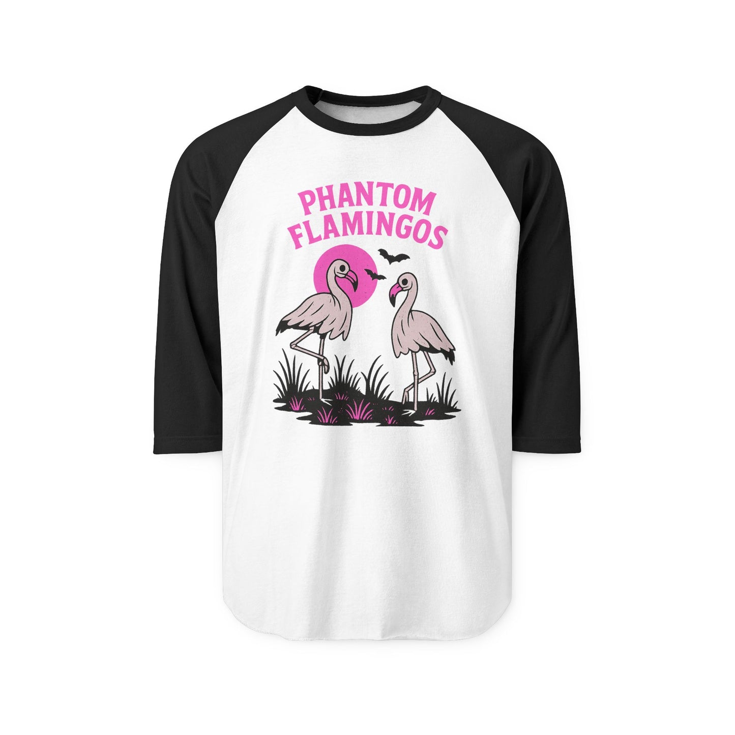 Phantom Flamingos Unisex Raglan Shirt | Fun Shirt for Summer, Gift for Flamingo Lovers, Tropical Party Tee, Unique Birthday Gift, [...]