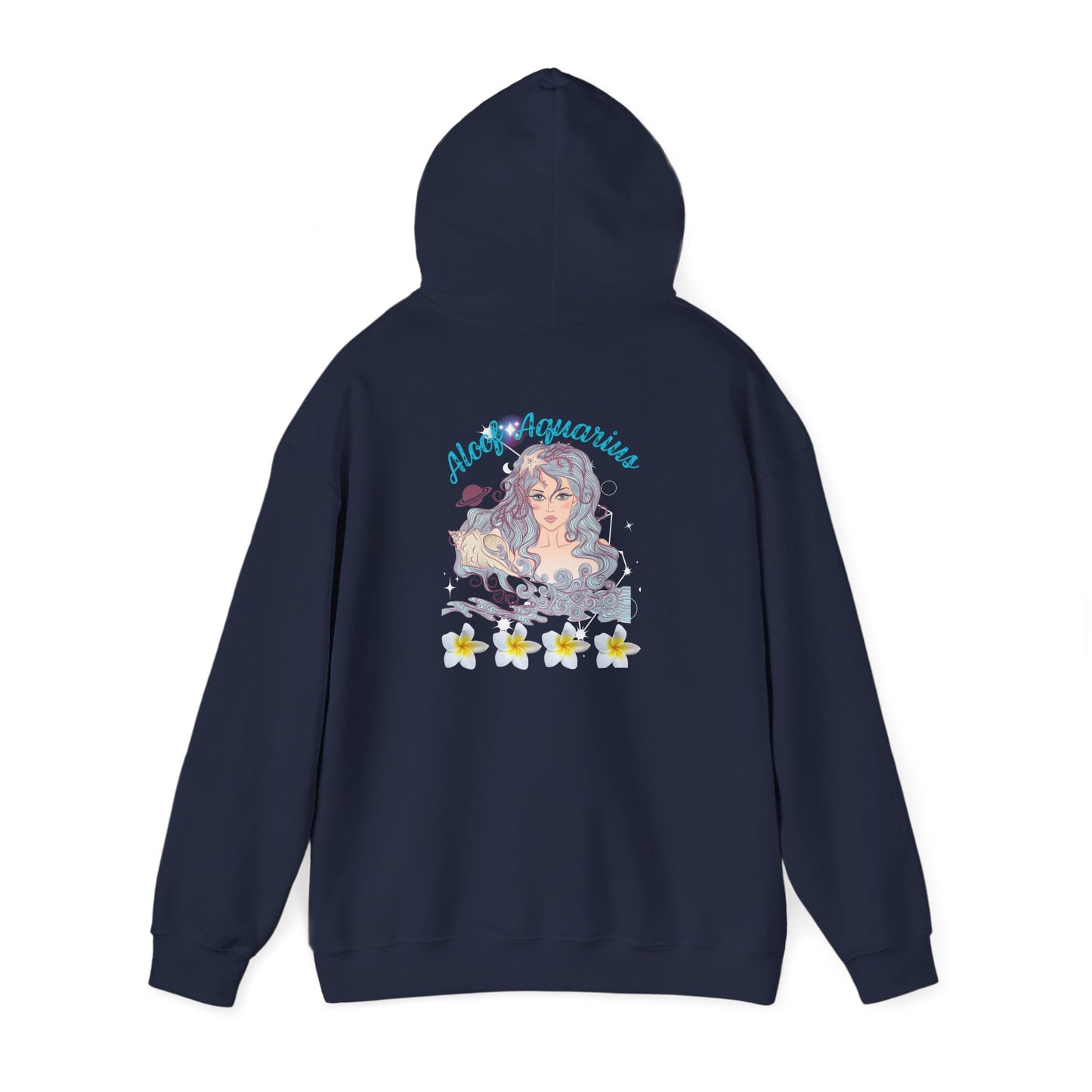 Aquarius Unisex Zodiac Hoodie - Astrological Gift for Water Bearer Horoscope Enthusiasts