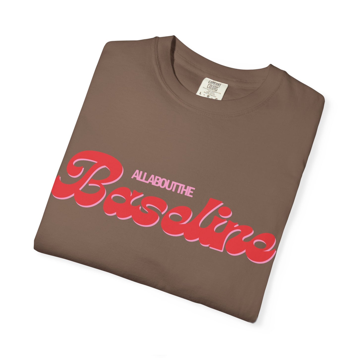 RBT BCBA Comfort Colors T-Shirt with 'All About the Baseline' Design - Casual Wear, Gift for ABA Therapist