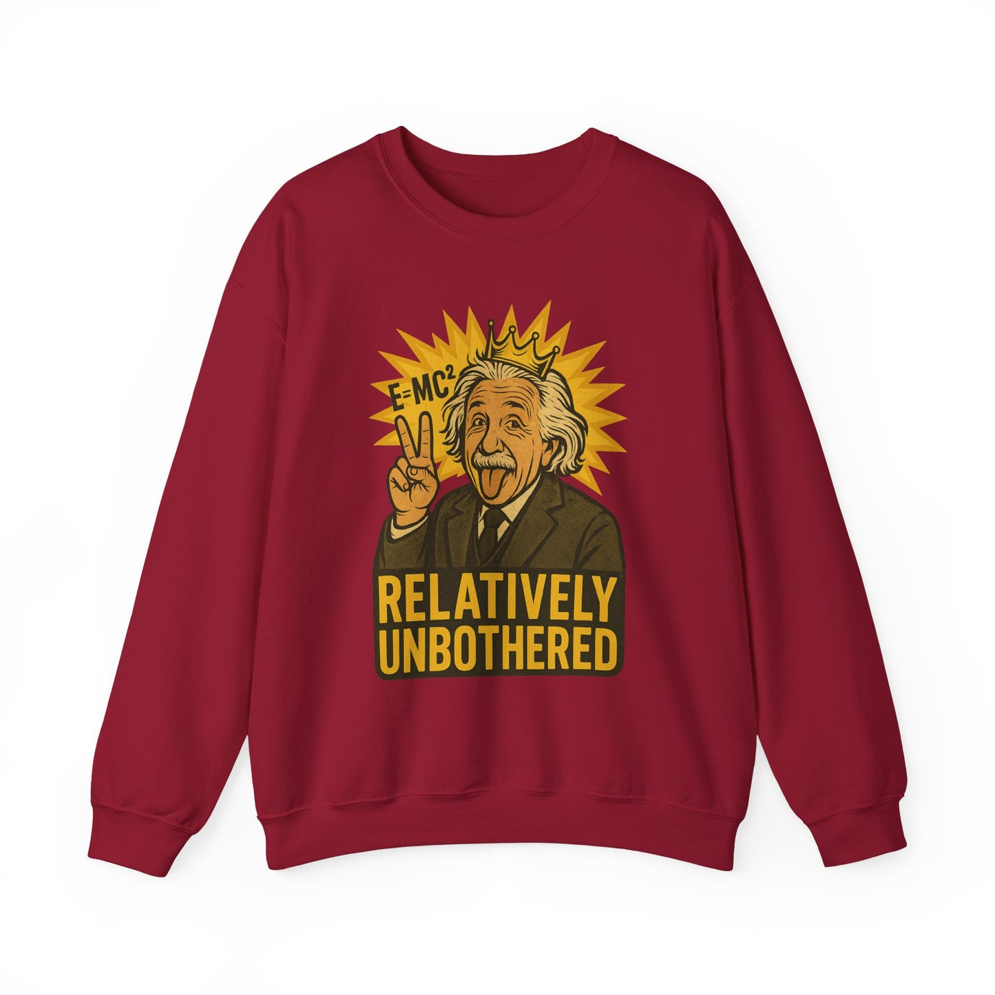 Albert Einstein Sweatshirt for Science Lovers, Gift for Nerds, Casual Wear, Relaxed Fit for Everyday