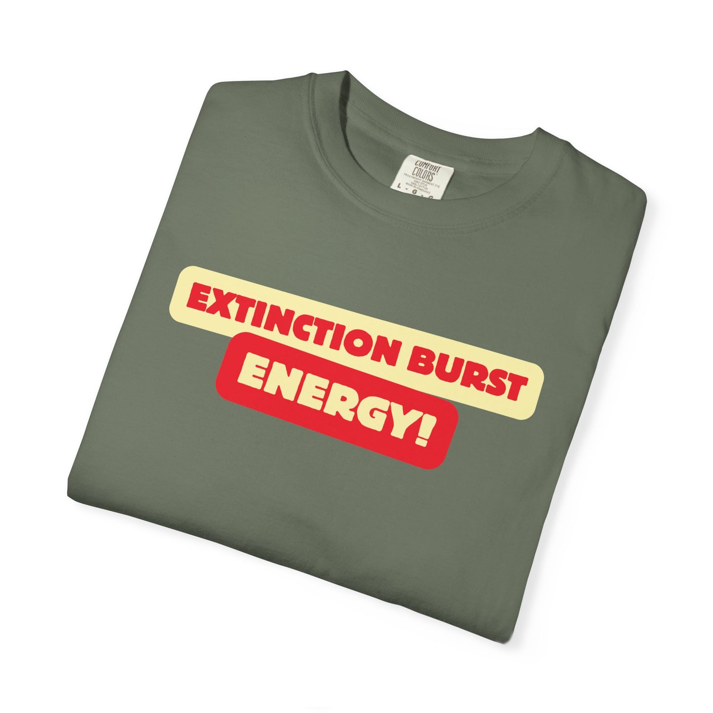 Energetic RBT BCBA Comfort Colors T-Shirt - Extinction Burst Energy Graphic Tee, Casual ABA Wear, Streetwear