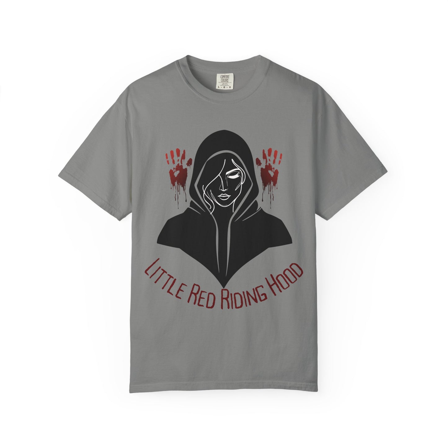 Gothic Fairytale T-Shirt, Little Red Riding Hood Tee, Spooky Shirts, Halloween Outfit, Alternative Clothing