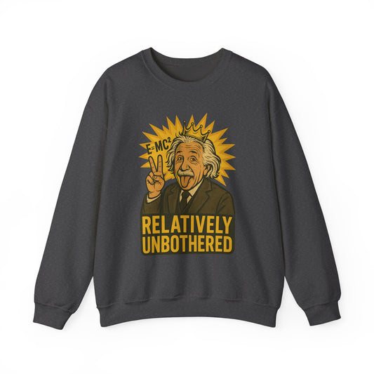 Albert Einstein Sweatshirt for Science Lovers, Gift for Nerds, Casual Wear, Relaxed Fit for Everyday