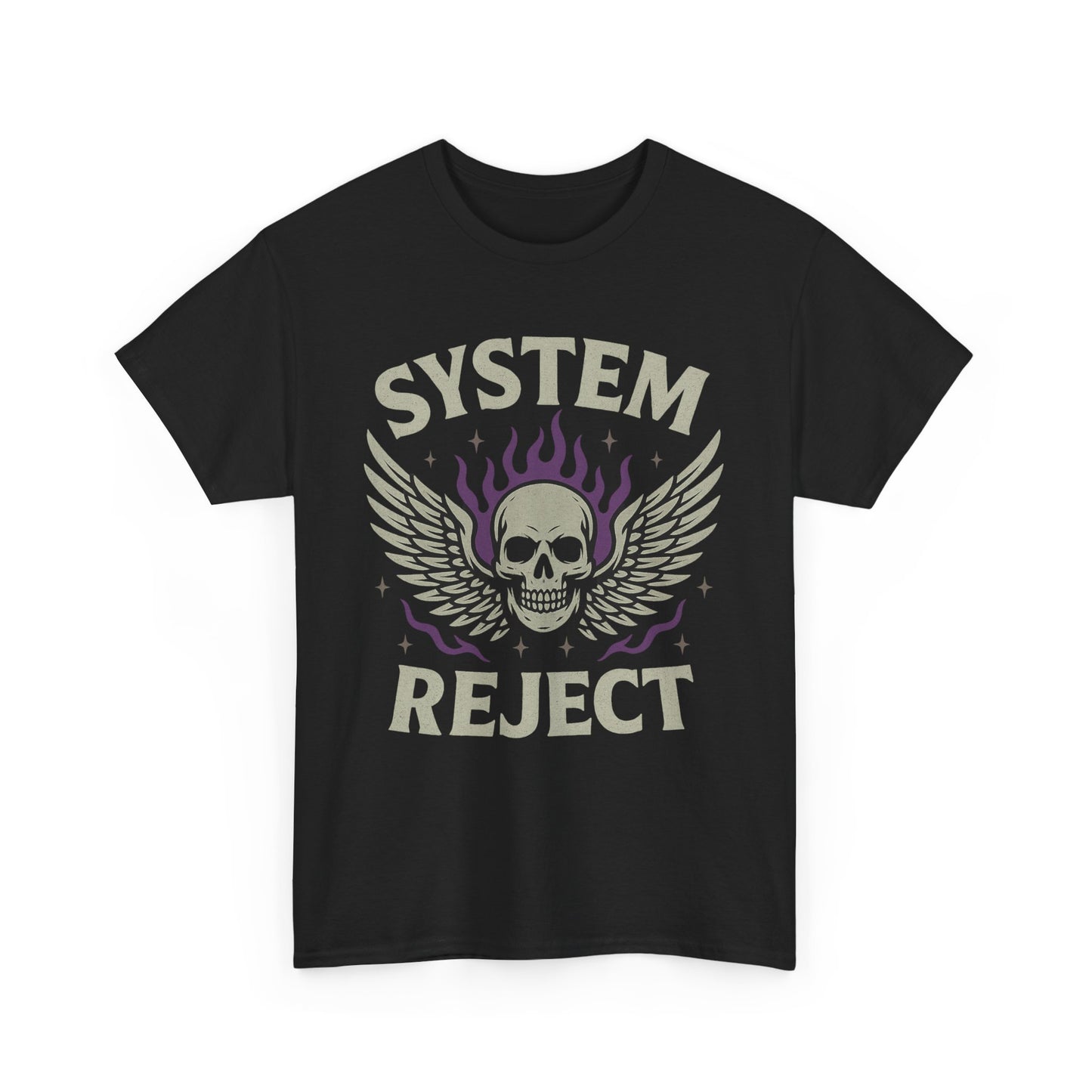 Edgy Graphic Tee - Unisex Heavy Cotton Shirt for Rebels, Alternative Style, Casual Wear, Gift for Friends, Music Festivals, System [...]