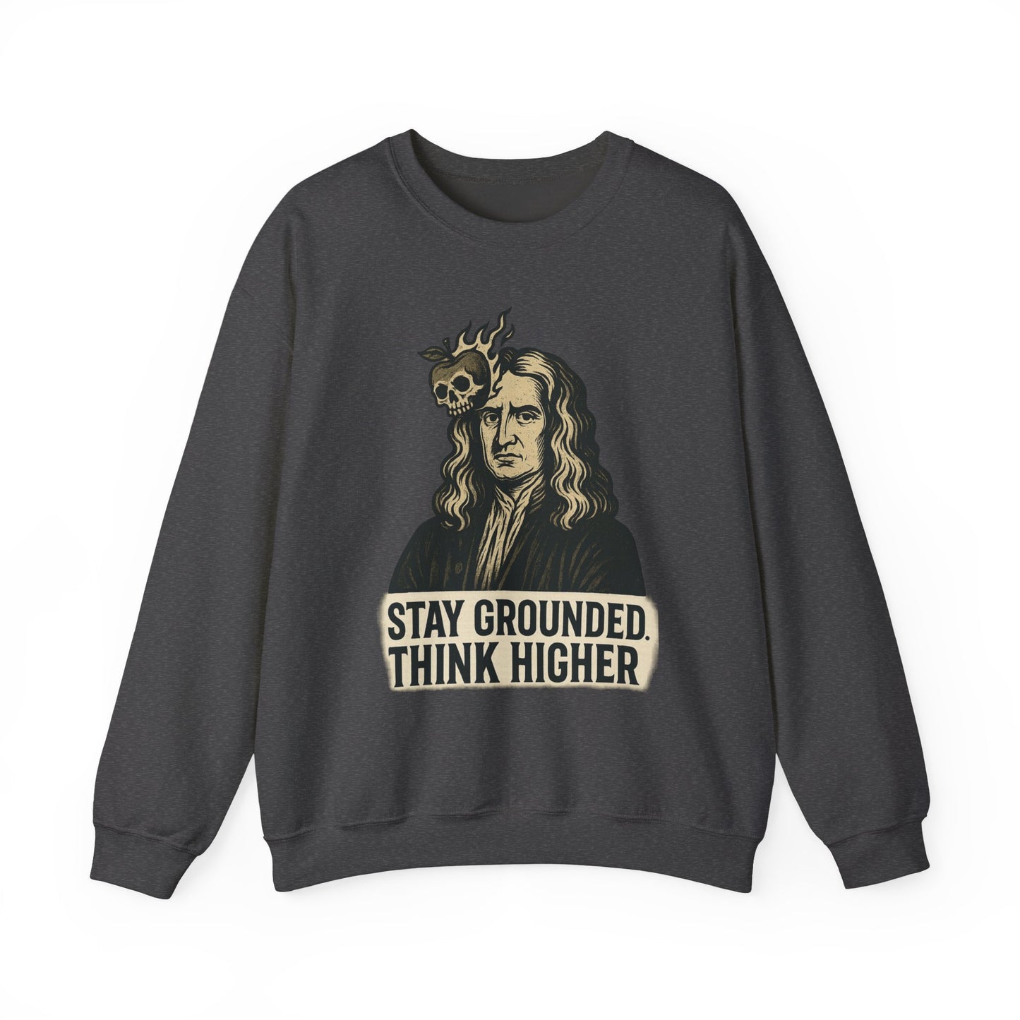 Isaac Newton Crewneck Sweatshirt, Inspirational Sweatshirt, Motivational Apparel, Casual Gift, Unisex Fashion
