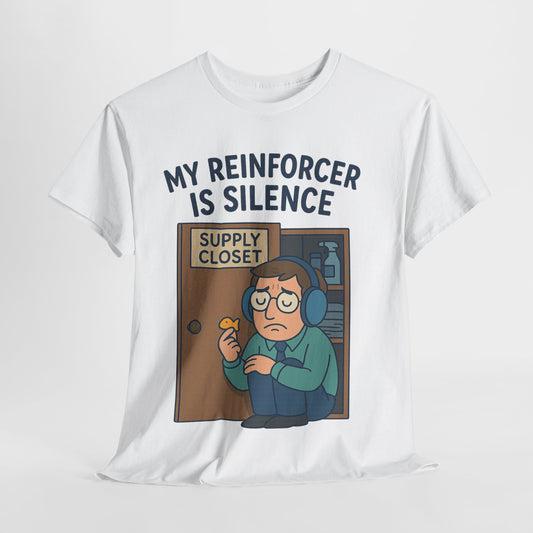Funny RBT ABA Therapist Tee – Hiding in Closet Graphic – Behavior Technician Humor Shirt