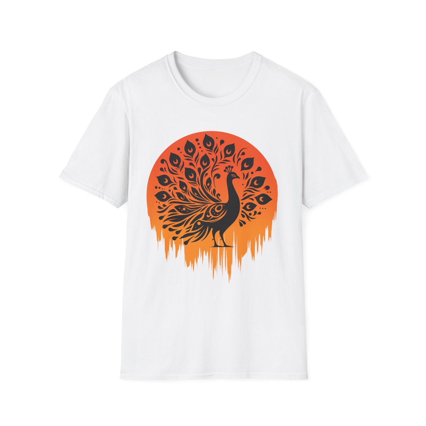 Bohemian Peacock T-Shirt, Gift for Her, Festival Nature Lovers