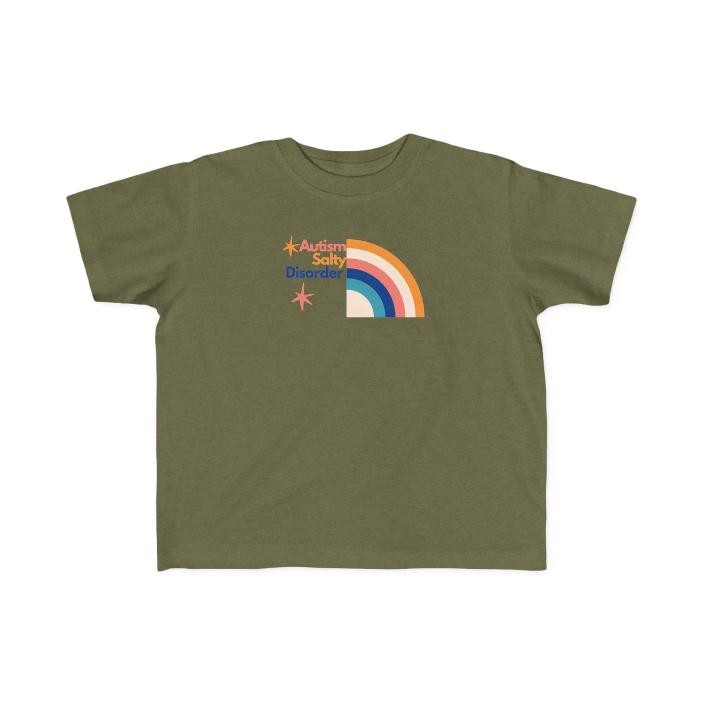 Toddler's Salty Autism Awareness Tee, Kids' Rainbow Shirt