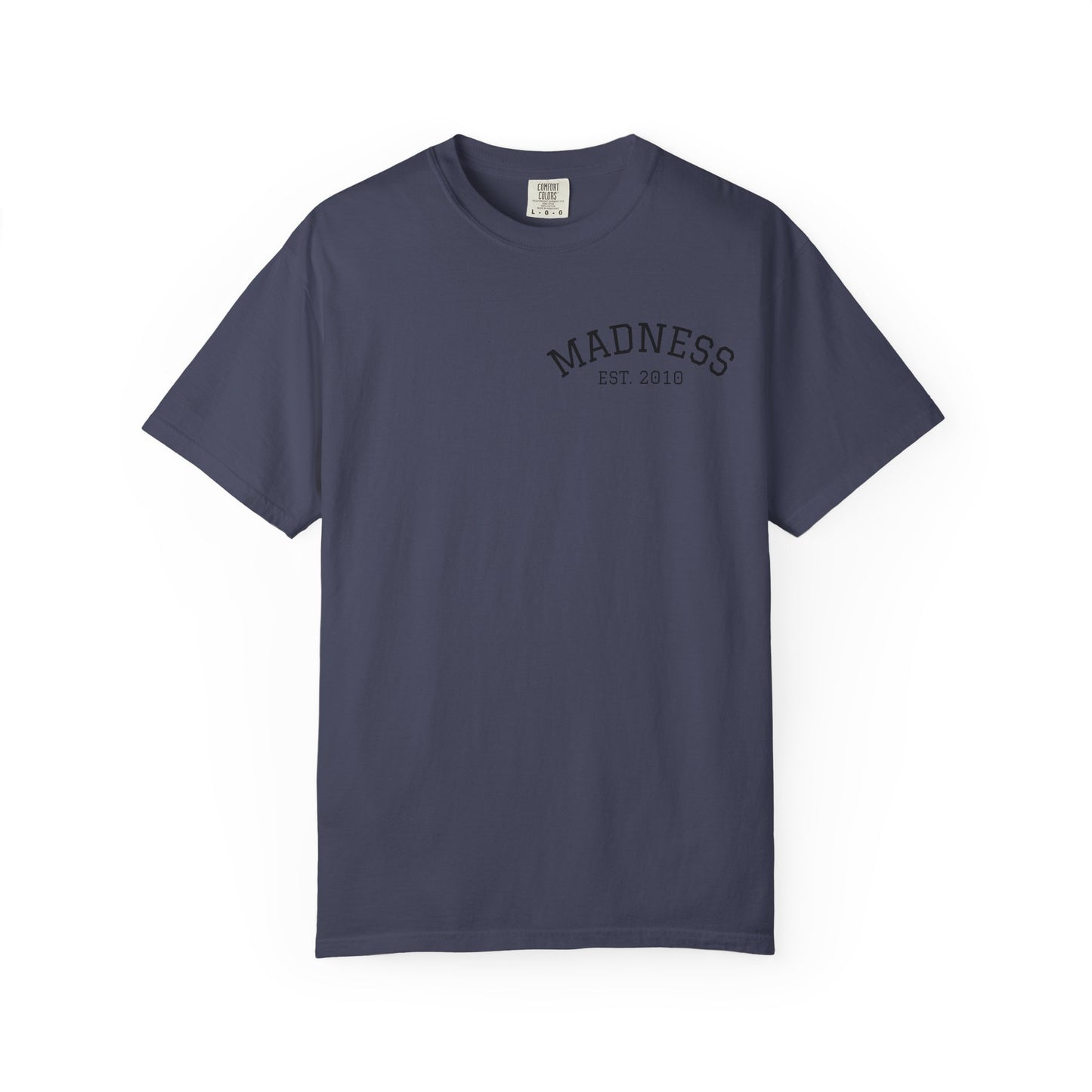 Vibrant Graphic T-Shirt with 'Madness' Design, Boho Style Tee, Unisex Casual Wear, Unique Gift for Art Lovers, Trendy Everyday Shirt