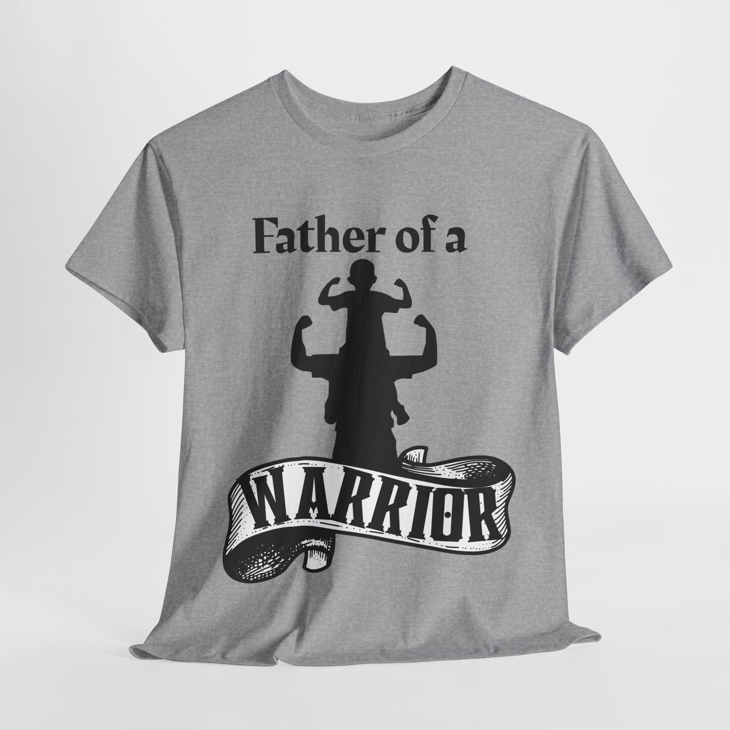 Father of a Warrior T-Shirt, Gift for Dads, Warrior Theme Shirt, Father's Day Gift, Unisex Cotton Tee