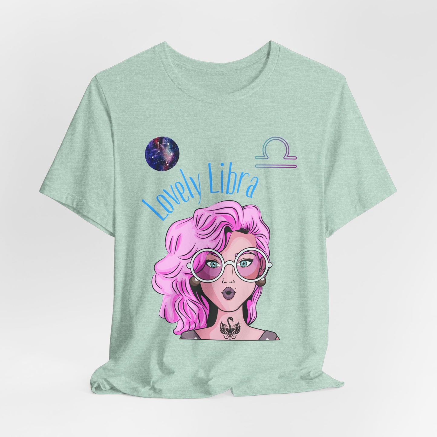 Libra Graphic Tee, Astrology Shirt, Zodiac Apparel, Cute Libra Gift, Horoscope T-Shirt, Astrology Lover Clothing