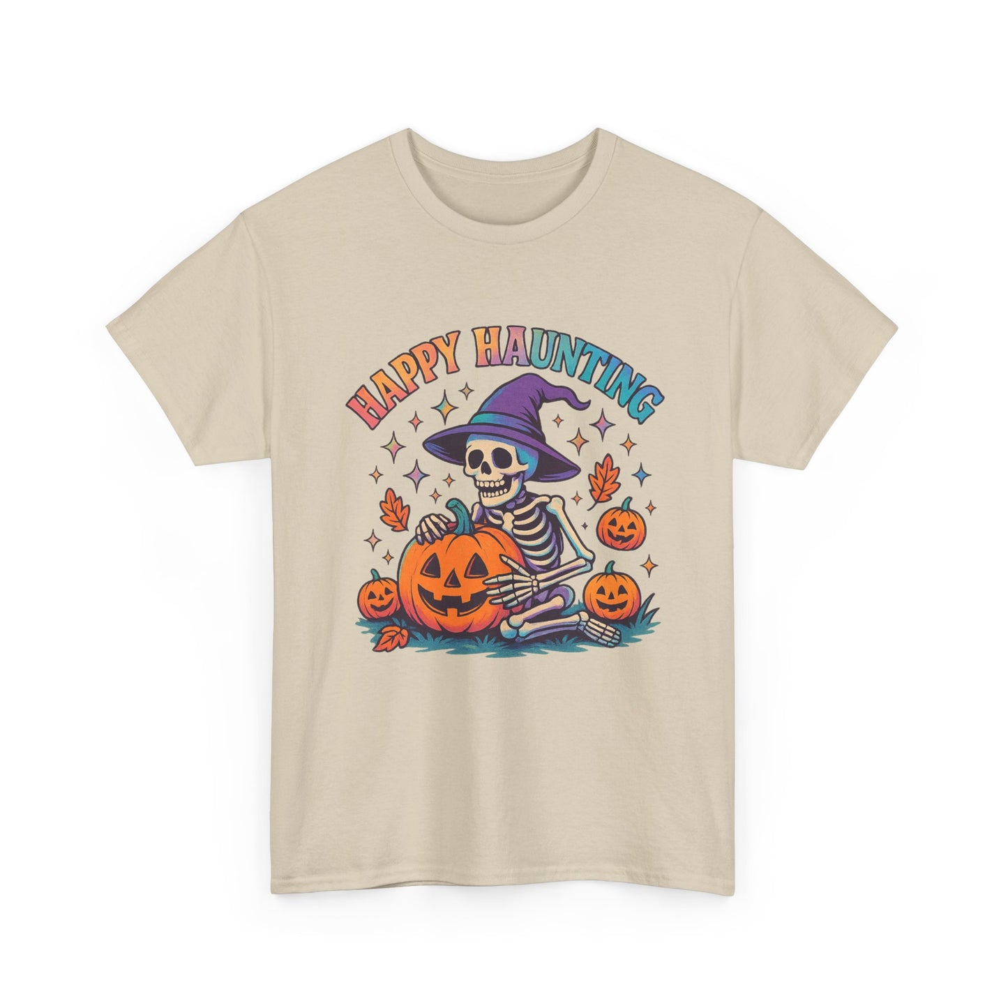 Halloween Skeleton Tee, Unisex Halloween Shirt, Spooky Season Apparel, Fall Festivity Clothing, Pumpkin Carving Fun