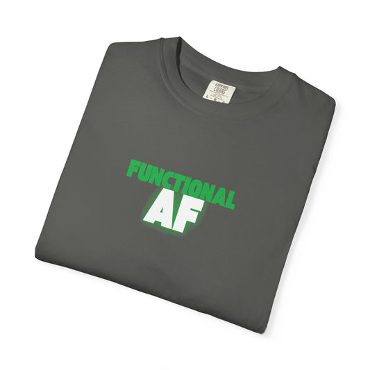 Functional AF RBT BCBA Comfort Colors T-Shirt, Casual Streetwear, Gift for Therapist, Comfortable ABA Tee, Summer Essential