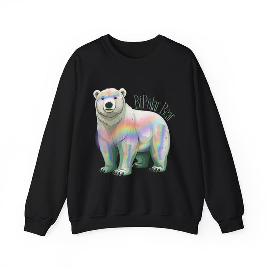 Bipolar Bear LGBTQ Hoodie: Mental Health Support Sweatshirt for Men & Women