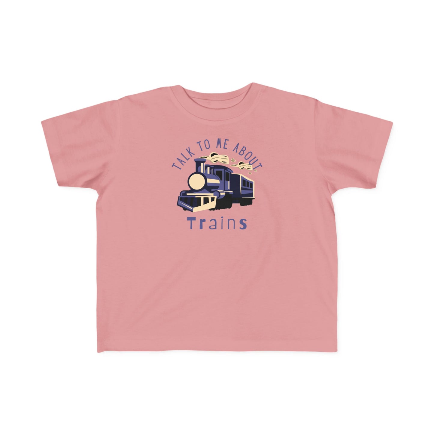 Train Enthusiast Toddler Tee, Kids Gift for Train Lovers