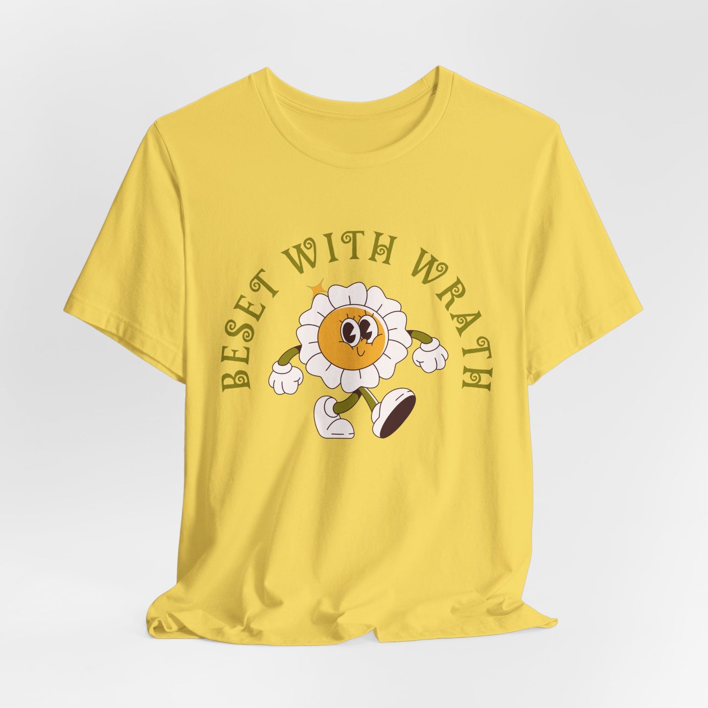 Funny Ironic Anger Management Character Graphic T-Shirt