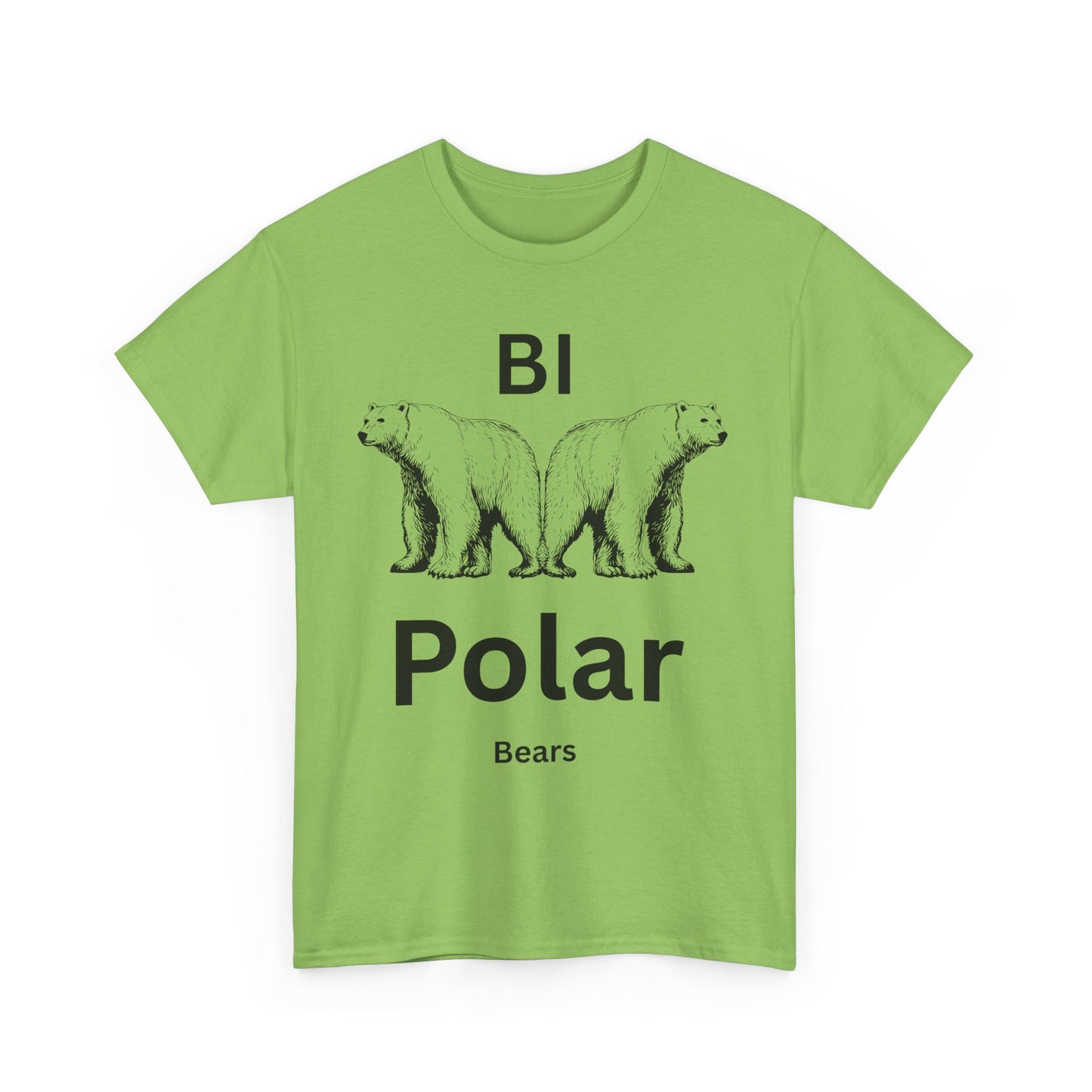 Bi-Polar Bears Graphic Tee | Funny Polar Bear Shirt, Gift for Animal Lovers