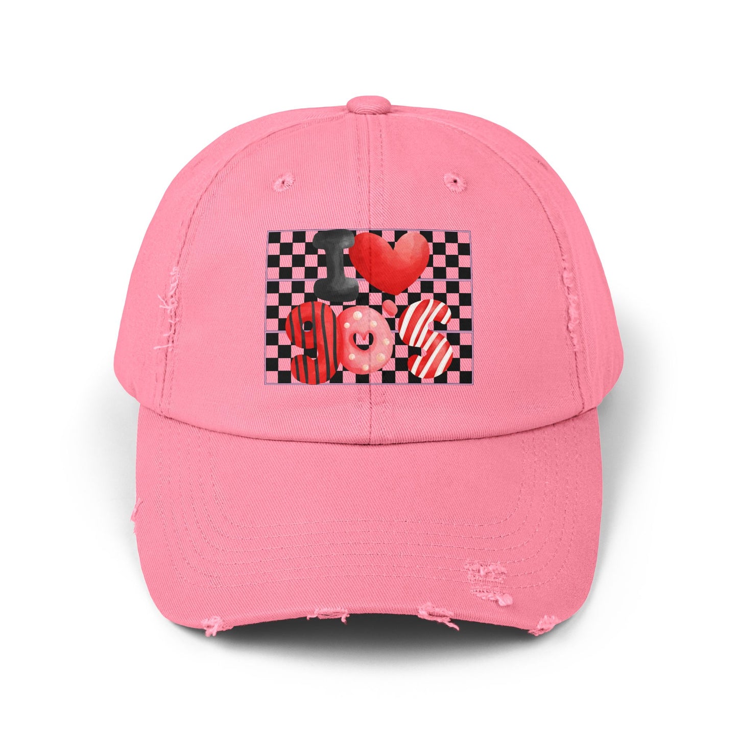 90's Love Unisex Distressed Cap | Retro Hat for Nostalgia Lovers, Vintage Gift, Casual Wear, Festival Accessory, Trendy Streetwear