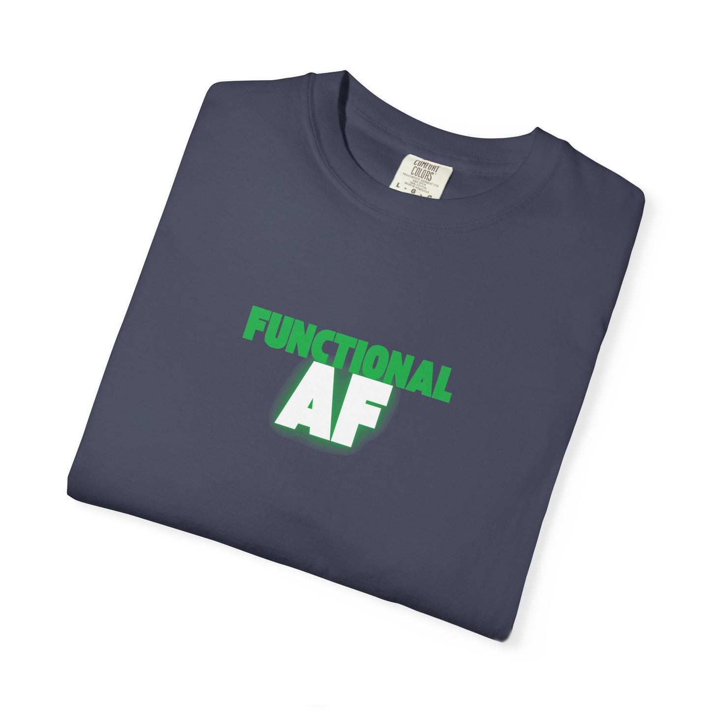 Functional AF RBT BCBA Comfort Colors T-Shirt, Casual Streetwear, Gift for Therapist, Comfortable ABA Tee, Summer Essential