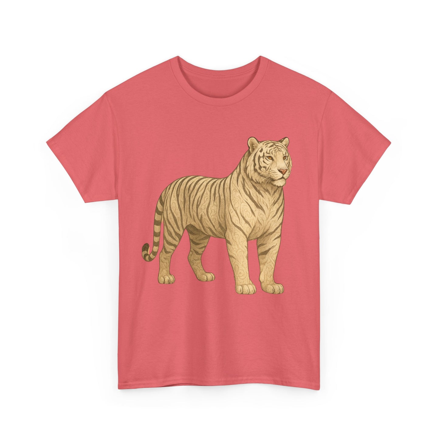 Stylish Tiger Print Tee, Perfect Gift for Animal Lovers, Unique Graphic Shirt, Eco-Friendly Cotton T-Shirt
