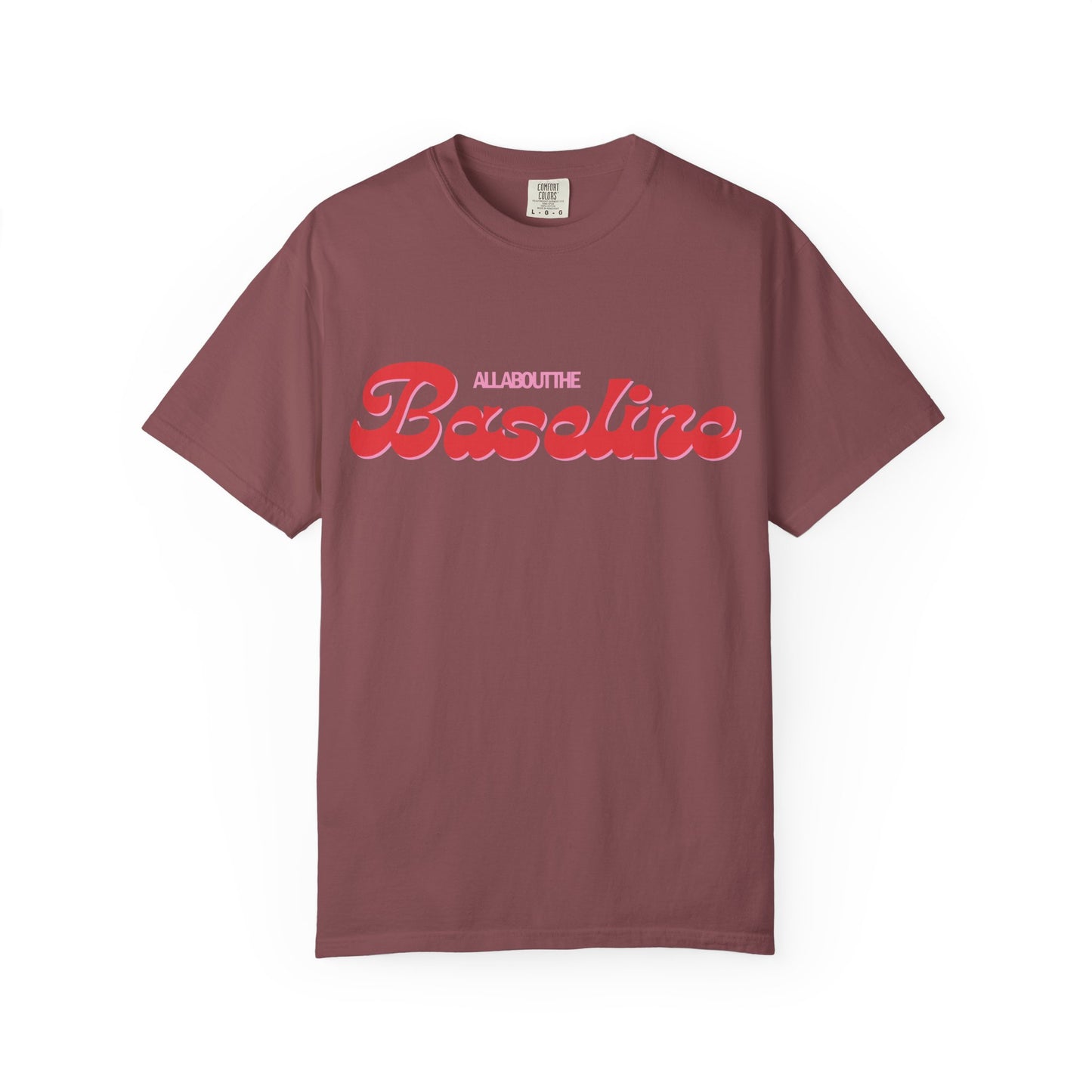 RBT BCBA Comfort Colors T-Shirt with 'All About the Baseline' Design - Casual Wear, Gift for ABA Therapist